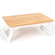The Wood's Tale โต๊ะพับ โต๊ะทำงาน โต๊ะพับอเนกประสงค์ LAPTOP TABLE โต๊ะไม้แท้ สำหรับวางแล็ปท๊อปทำงานบนเตียงหรือพื้น