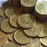 koin 500 rupiah melati besar