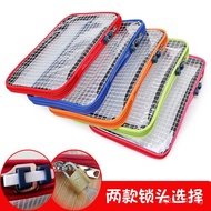 Transparent a5Lock head a4File Bag Thickened Grid Folder Accounting Confidential Use Special File Ba