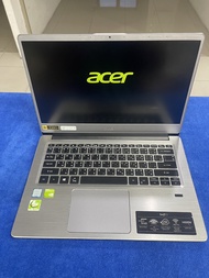 Acer swift3 SF314-56G-589T Core i5-8265U 1.60 GHz RAM 8 GB M.2 256 GB+HDD 1 TB NVIDIA GeForce MX250 มือสอง