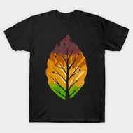 Leaf Cy cycle T-Shirt hot trend New Cute Round Neck Leaf cycle TShirt