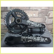┼ ◆ ✥ Sagmit Edison 10s Crankset with Hollowtech Bottom bracket (Removable chainring)