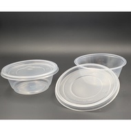 EC 10oz PP Round Container [ 50pcs± ] 10 oz ( 300ml ) - Disposable Plastic Food Box - EC C10