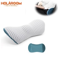 Breathable Memory Cotton Physiotpy Lumbar Pillow Waist For Car Seat Back Pain Support Cushion Bed Sofa Office Sleep Pillows
