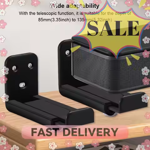 Soundbar Speaker Wall Holder Universal Sound Bar Under TV Mount Drywall Sound Bar Wall Bracket for S