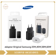 Charger Adapter Samsung 25W 45W 50W 65W PD Super Fast ChargingOriginal Official WarrantyOriginal