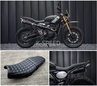 เบาะลายสี่เหลี่ยม Triumph Scrambler400x แบรนด์ Diabolus [ส่งจาก K-SPEED] (SX15)