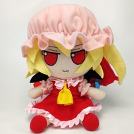 Touhou Project 20ซม. ตุ๊กตาผ้าตุ๊กตาของเล่น Fumo Flandre อนิเมะสีแดงเข้มของขวัญสำหรับเด็กผู้หญิง