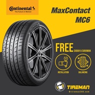 Continental Max Contact MC6 MC7 16 17 18 19 Inch Tayar Tire (FREE INSTALLATION/Delivery) SABAH SARAWAK Civic Golf Camry