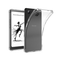 For iReader Tango 2 Pro Case 6.13" eBook Reader Cear TPU Back Cover with 4 Shockproof Airbags Cover