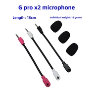 Original Replacement Microphone for Logitech G PRO X2, 15cm Detachable Boom Mic with Windscreen (Bla
