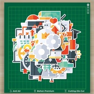 HOT 50 PCS Career Advancement Stickers Fashion Cars Decal Cool Card Album Custom Vinyl Waterproof - 