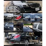 Benz 17~20 S W222 S350 S450 S500 S600 Car Light Frame Rearview Mirror Cover Scratch-Resistant Patch 