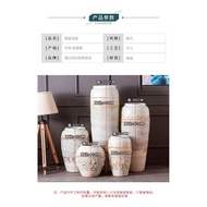 Jingdezhen Ceramic Vase5Set Creative Simple Floor Vase American Country Ceramic Vase Decoration