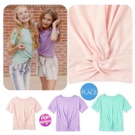 POPMYWEAR PLACE TIE KNOT TEE SZ 5-8Y TIE KNOT T-SHIRT/ GIRLS' T-SHIRT/