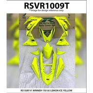 Rapido Cover Set Honda RS150R V1 V2 V3 Winner-150 (6) Lemon Ice Yellow Grey Accessories Motor RS150 Supra GTR Winner150