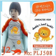 4Y 6Y 7Y - LION IMPORTED BOYS' SLEEPWEAR J2 KIDS PLJ508