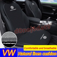 VolkswagenSeat Cushion Cool Cushion Linen Breathable Golf Tiguan Touran POlo BEttle Sciroc Special Cushion