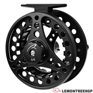 LEMONTREE9GP Fly Reel, 2+1BB Bearings 85mm Diameter Fly Fishing Reel, Durable 5/6 WT Aluminum Alloy 