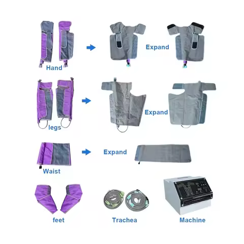 Hot Sale Suana Suit 44 airbags Pressotherapy Fat Burning Lymphatic Drainage Beauty Machine