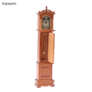 【BMSG】 1:12 Dollhouse Miniature Wood Floor Clock Grandfather Clock Doll Furniture Model Hot