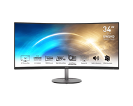 MONITOR (จอมอนิเตอร์) MSI PRO MP341CQ - 34 INCH VA 2K 100Hz CURVED BY COMCOM