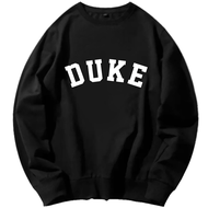 เสื้อสเวตเตอร์คอกลมหลวมๆ สไตล์ Ucla Duke University สวมใส่สบาย ผ้าฝ้ายผสมโพลีเอสเตอร์ ฤดูใบไม้ร่วง 2