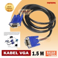 Vga 1.5 Meter Cable Connecting PC Laptop TO Monitor Cable VGA Monitor VGA Cable VGA TO VGA MALE Cabl