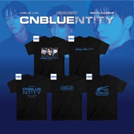 CNBLUE X IDENTITY CNBLUENTITY Asia Tour Kuala Lumpur T-shirt Adult Cotton Black Custom Tee