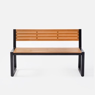 [特價]亞爾曼塑木長椅凳 有靠背