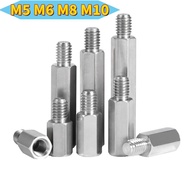 Stainless Steel Hex Standoff Spacer M5/M6/M8/M10 Male To Female Standoff Spacer Screw Column Pillars