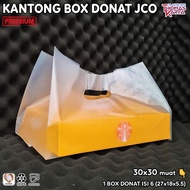 Kantong Plastik SOFT HANDLE 30x30 Motif Happy Birthday Box Hokben Coklat / Snack Ultah