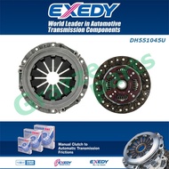 Exedy Daikin Clutch Kit Set DH551045U for Perodua Kembara Old - (7-1/2" inch, 190mm)