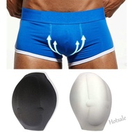 【Hot Sale】 ㈚ 一 ೄ men u shape 3d invisible bulge pouch sponge cup foam pads enhancing removable enlarger for swim shorts underwear
