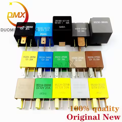 5PCS Hyundai Kia Elantra Sonata car lighting air conditioning fan oil pump start power relay 4 pin 5