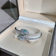 Bvlgari 寶格麗Serpenti Viper系列 雙蛇頭手鐲s碼，配件盒子，2021購入
