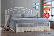 Yi Success Patty Design Metal Queen Bed Frame / Metal Bed Frame / Queen Bed / Katil Queen Besi / Bedroom Furniture Katil