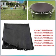 fixory Premium Trampoline Pad Replacement with Elastic Mesh for 12ft or 14ft Round Trampolines Indoo