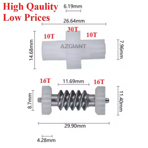 AZGIANT Car Wing Rearview Fold Mirror Motor Gear Cog for Buick Excelle MK1/Dodge Attitude MC/Holden 