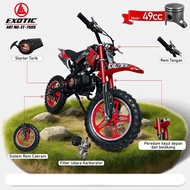 EXOTIC ET7505 MOTOR TRAIL MINI ANAK - REMAJA 49CC 1 SILINDER BBM
