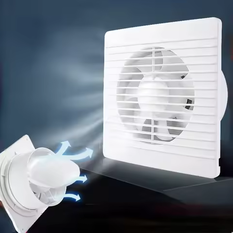 4"6"8" Exhaust fan toilet powerful mute exhaust fan household wall exhaust fan ventilation fan for d