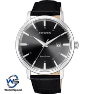 Citizen BM7460-11E Eco Drive Analog Black Dial Leather Men's Watch