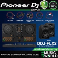 Pioneer DJ DDJ-FLX2 2 Channel DJ Controller Lightweight Suitable for Beginner and Professional (DDJF