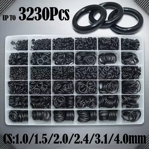 CS1.0-4.0mm Rubber O Ring High Quality Sealing Washer Balck NBR O-ring Plumbing Gasket Car Air Condi