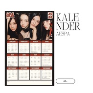 2026 Calendar AESPA KPOP UNOFFICIAL Korea Winter Karina Ningning Giselle Desk Calendar 2026 Wall Cal