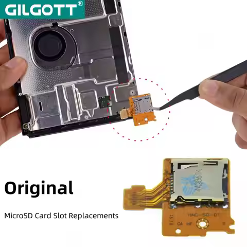Original Micro SD Card Slot Socket TF Card Reader Board Repair Replacement for Nintendo Switch Game 