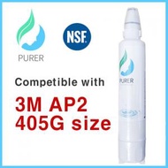 PURER - 韓國高效型濾芯 全效型濾芯 - 3M AP2-405G C complete C-LC 兼容 替換濾芯(免費送貨) 濾水器 濾水濾芯