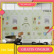  Cute Motif Kitchen Sticker 60cm x 1m Easy to Clean, Waterproof, and Oil-Resistant/