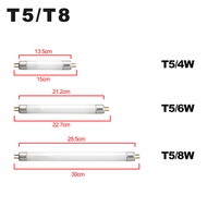 4W 6W 8W 10W 15W Electronic Shock Mosquito Killer Lamp Tube T5 T8 Ultraviolet Light Tubes For Outdoo