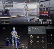 PUBG 帳號  7級龍吟 4級冰 2級封印幽冥 4級星雲 3級蒼龍 倉庫有5個大零件 7個紅寶石 2款木乃伊 水晶木乃伊 黃金木乃伊 極品皇冠頭飾 金色頭飾 紅品質摩托車 | pubg | Pubg